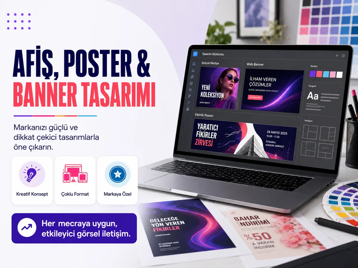 Afiş, Poster & Banner Tasarımı