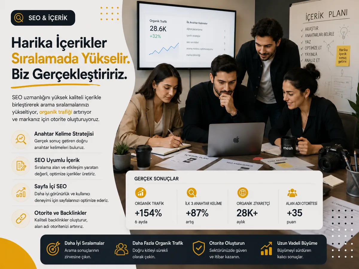 SEO Stratejisi & Organik Büyüme